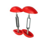 Lurrose Ensanchador de Zapatos Alivio de Dolor un Par Ajustable de Aluminio de Cuero Material Abs y Aluminio, Color Rojo para Tacones Altos para Mujer