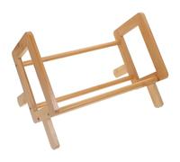 Lurrose Estantería Organizadora de Escritorio de Bambú Compacta y Resistente Soporte para Libros Revistas y Cds Ahorro de Espacio para Oficina y Hogar Fácil Instalación y Diseño Natural