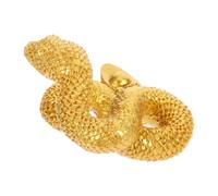 Lurrose Estatua de Serpiente de Resina para Decoración de Escritorio Figurilla del Año Serpiente Adorno Compacto y Duradero para Hogar y Oficina Regalo para Año