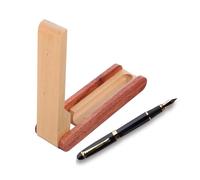 Lurrose Estuche de Lápices de Madera Maciza para Office Organisation Office Supplies Storage Desk Stationary Organizer Sailor Fountain Pen Wooden Pen Storage para Oficina Escuela y Decorac