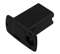 Lurrose Estuche de Plástico Compacto para Batería de 9 V Compatible con Pastilla Electrónica Guitarra, Fácil Reemplazo y Diseño Portátil Negro