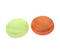 Lurrose Estuche Portátil para 7 Botellas Pequeñas de Aceite Esencial 1-2ml Cremallera y Bolsa de Malla, Material Eva y Tela Oxford para Viaje y Almacenamiento