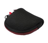 Lurrose Estuche Portátil para Filtros De Lentes De Cámara, Tamaño S, Material Neopreno Resistente, Diseño Redondo Cremallera, Protección Segura para Uso Fotografía y Viaje, Color Negro