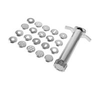 Lurrose Extrusora con Moldes Múltiples de Acero Inoxidable de Arcilla Polimérica y Diseño Portátil para Escultura y Decoración en Estudio o Pastelería