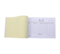 Lurrose Formulario de Recibo y Comprobante de 3 Partes sin Copia, Papel Resistente al Desgarro Diseño Perforado y 60 Páginas para Documentación Simultánea