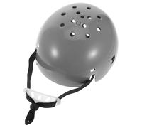 Lurrose Forro de Inserción Anticolisión Gris para Casco de Seguridad, Carcasa Abs Ligera Correa de Barbilla, Protección Trasera del Cráneo para Ciclismo y Deportes de Aventura