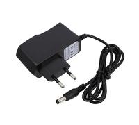 Lurrose Fuente de Alimentación Portátil Cargador Negro para Efectos de Guitarra 9v 1a de Plástico Diseño Elegante y Apariencia Lisa para Uso Confiable