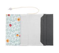 Lurrose Funda de Libro de Tela Lavable Resistencia al Desgarro y Rayaduras, Diseño Decorativo Creativo y Hermoso, Adecuado para Proteger Libros en Casa o Escuela