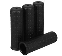 Lurrose Fundas Antideslizantes de Goma 4piezas para Mangos de Fitness Protección para Piel y Agarre Estable y Push-up Stand en Entrenamiento