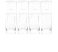 Lurrose Gancho de Posicionamiento Transparente para Persianas Enrollables, Clip Guía de Cadena con Tornillos, Gancho Resistente y Ligero para Estores, Fijación Segura y Reutilizable, 4