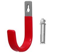 Lurrose Ganchos de Almacenamiento Montados en Pared Metálicos Tornillos para Garaje, Colgar Bicicletas, Herramientas y Escaleras, Soporte Resistente para Objetos Pesados