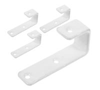 Lurrose Ganchos en J para Escalera de Litera 4 Piezas Antióxido Apertura de 25 MM para Colgar en Pared y Techo en Dormitorios y Loft