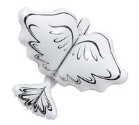 Lurrose Globo de Aluminio Diseño de Paloma 4d Color Claro para Decoración de Bodas y Fiestas, Accesorio Fotográfico para Eventos al Aire Libre, 1 Pieza, Globos para Decoración y Ambiente