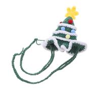 Lurrose Gorro Navideño para Mascotas Diadema con Forma De Árbol De Navidad Gorro para Perro y Gato para Fotos De Navidad y Fiestas De Disfraz
