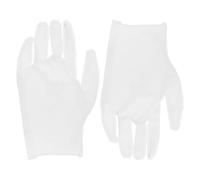 Lurrose Guantes de Algodón Ligeros para Joyería de Seguridad Reutilizable para Inspección y Limpieza de Joyas Protección para Exhibición y Mantenimiento 1 Par