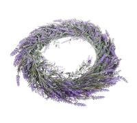 Lurrose Guirnalda de Lavanda Artificial para Puerta de Entrada de Primavera, Decoración de Casa Plástico Resistente y Fácil Instalación, Ambiente Romántico