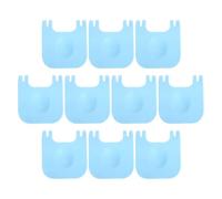 Lurrose Hebillas de Sujeción para Jaulas de Conejos, 10 Piezas de Clips Plásticos, Accesorios para Montaje DIY en Jaulas de Mascotas Pequeñas y Hámsters