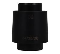 Lurrose Herramienta de Instalación de Sello Antipolvo para Horquilla Delantera de Bicicleta, Ligera y Portátil, Material Plástico de Ingeniería, Compatible Diámetros 32-36mm