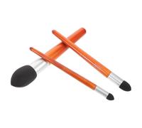 Lurrose Herramientas de Mezcla para Dibujo Punta de Esponja Suave y Mango de Madera, Kit de 3 Piezas para Transiciones sin Costuras en Bocetos y Dibujo Artístico
