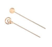 Lurrose Horquillas Cabello Mujer 2 Piezas Estilo Chino Vintage Palillo para Moño de Pelo Duradero Uso Diario y Fiestas Accesorio para Peinados Hanfu