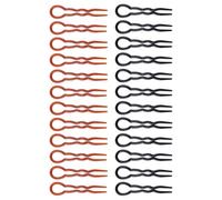 Lurrose Horquillas Minimalistas Cabello en Forma de U, 24 Piezas en Tonos Neutros, Accesorios para Mujeres y Niñas, 9 CM, para Peinados Diarios y Eventos