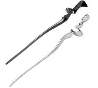 Lurrose Horquillas Retro de Aleación Cabello 2piezas, Palitos para Moños Firmes y Resistentes, Accesorios Clásicos para Familia y Amigas Color Aleatorio