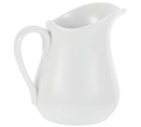 Lurrose Jarra de Cerámica para Crema y Condimentos Diseño de Vertedor y 450Ml, Indicada para Uso en Cenas y Preparación de Ensaladas