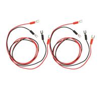 Lurrose Juego de 4 Cables de Conexión en Cobre y Pvc para Prueba de Tocadiscos Magnéticos, Fácil de Conectar y Conveniente para Almacenar