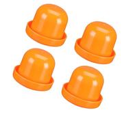 Lurrose Juego de 4 cubiletes con Tapa y agitador de Dados - Cubilete apilable para Juegos de Mesa, Karaoke y Bares - Artículos de plástico para Fiestas y Pubs (Naranja)