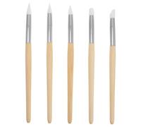 Lurrose Juego de 5 Palos de Limpieza para Relojes Madera y Plástico, Eliminador de Arañazos para Movimiento y Esfera, Adecuado para Relojeros Expertos