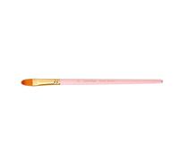 Lurrose Juego de 5 Pinceles Mango de Madera y de Nylon para Pintura al Óleo y Acuarela Adecuado para Principiantes y Práctica Diaria