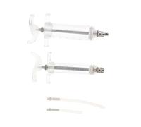 Lurrose Juego de Comedero para Loros y Pájaros Bebés de Plástico 10ml y 30ml, Práctico Accesorio para Alimentación Manual de Aves Enfermas y Criadas a Mano