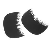 Lurrose Juego de Peines Línea del Cabello Fibra Capilar y Diseño Frente, 2 Unidades para Hombres y Mujeres en Peluquería