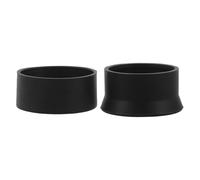 Lurrose Juego de Protectores Oculares para Microscopio y Telescopio 2 Pares en Color Negro Cubierta Reutilizable Adecuado para Observadores Profesionales