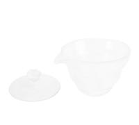 Lurrose Juego de Té de Vidrio Hecho a Mano Taza Martillada de 200ml para Infusiones, Diseño Redondo Patrón de Hielo para Hora del Té en Cocina