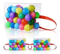 Lurrose Juego Interactivo de Bolas de plástico en 3 Sets para reuniones Familiares y Actividades de Despedida de Soltero en Interiores