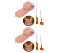 Lurrose Kit Cuidado Facial 8 Piezas para Tratamientos y Mascarillas, Herramientas de Esteticista Multiusos, Accesorios para Mezcla y Aplicación de Mascarillas, Uso Profesional y Doméstico
