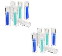 Lurrose Kit de 12 Piezas de Aplicadores de Silicona para Lentillas Diarias y Mensuales con Punta Microcóncava y Caja de Almacenamiento Cómodo para Usuarios Sensibles y Principiantes