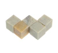 Lurrose Kit de Caligrafía DIY 5 Piedras de Caligrafía Qingtian Verdes, Textura Fina y Superficie Lisa para Tallado de Sellos y Práctica Artística