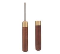 Lurrose Kit de remachadora de precisión para reparar abanicos plegables, herramienta de alineación portátil para bricolaje, martillo remachador para abanicos de bambú, papel y metal.