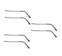 Lurrose Kit De Tornillos Para Patas De Anteojos De 3 Pares Kits De Pulsera De Metal Almohadillas Nasales Para Anteojos Marco De Anteojos Anteojos De Templo Cojín Para Oreja