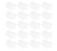 Lurrose Láminas Adhesivas Termoadhesivas de Doble Cara para Coser Entretela Termofusible 20X30 CM 20 Unidades Pegamento para Tela para Parches y Acolchado