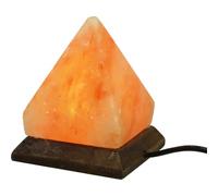Lurrose Lámpara de Sal Pirámide Decorativa con Cambio de Color USB para Salón Dormitorio y Oficina Luz Ambiental para Yoga y Regalo Elegante