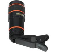 Lurrose Lente Telescópica Portátil para Teléfono Móvil Zoom 8X, Resistente al Desgaste Baja Distorsión, Adecuado para Turismo y Fotografía a Larga Distancia