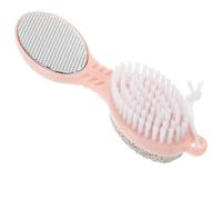 Lurrose Limadora de durezas para pies con piedra pómez natural y mango ergonómico para cuidado en hogar y salón, herramienta exfoliante y removedora de muerta