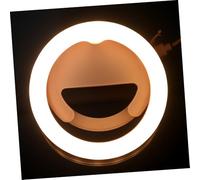 Lurrose Luz De Relleno Clip Anillo Luminoso Portátil para Viajes Móvil para Fotos y Maquillaje Al Aire Libre