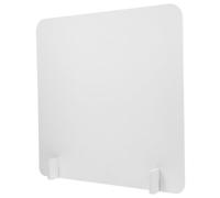 Lurrose Mampara Divisoria de Escritorio 40x40 Cm de PVC Resistente a Salpicaduras, Panel Separador para Oficina y Comedor, Pantalla de Privacidad para Espacios Interiores