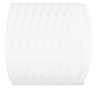 Lurrose Mangas Protectoras Impermeables para Cocina, Fundas para Brazo Resistentes al Aceite, Manga Elástica Blanca Alargada 4 Pares (8 Piezas) para Limpieza y Jardinería