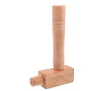 Lurrose Mango Auxiliar para Molino de Piedra de Madera Resistente Empuñadura Lateral Ergonómica Antideslizante para Repuesto de Molinillo de Disco de Harina Compatible Molinos