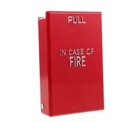 Lurrose Manual Fire Safety Alarm Button with English Instructions Quick Response Emergency Switch For Offices Hotels Restaurants and Public Areas Stress Activation For Reliable Fire Alerts
